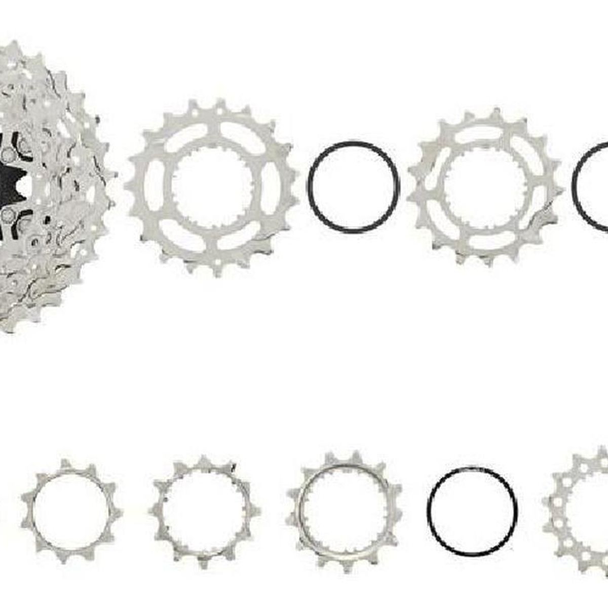 SHIMANO - Cassette Piñón Shimano 105 R7101 12v Ruta 11-34d Hg - Plateado - 11 - 34