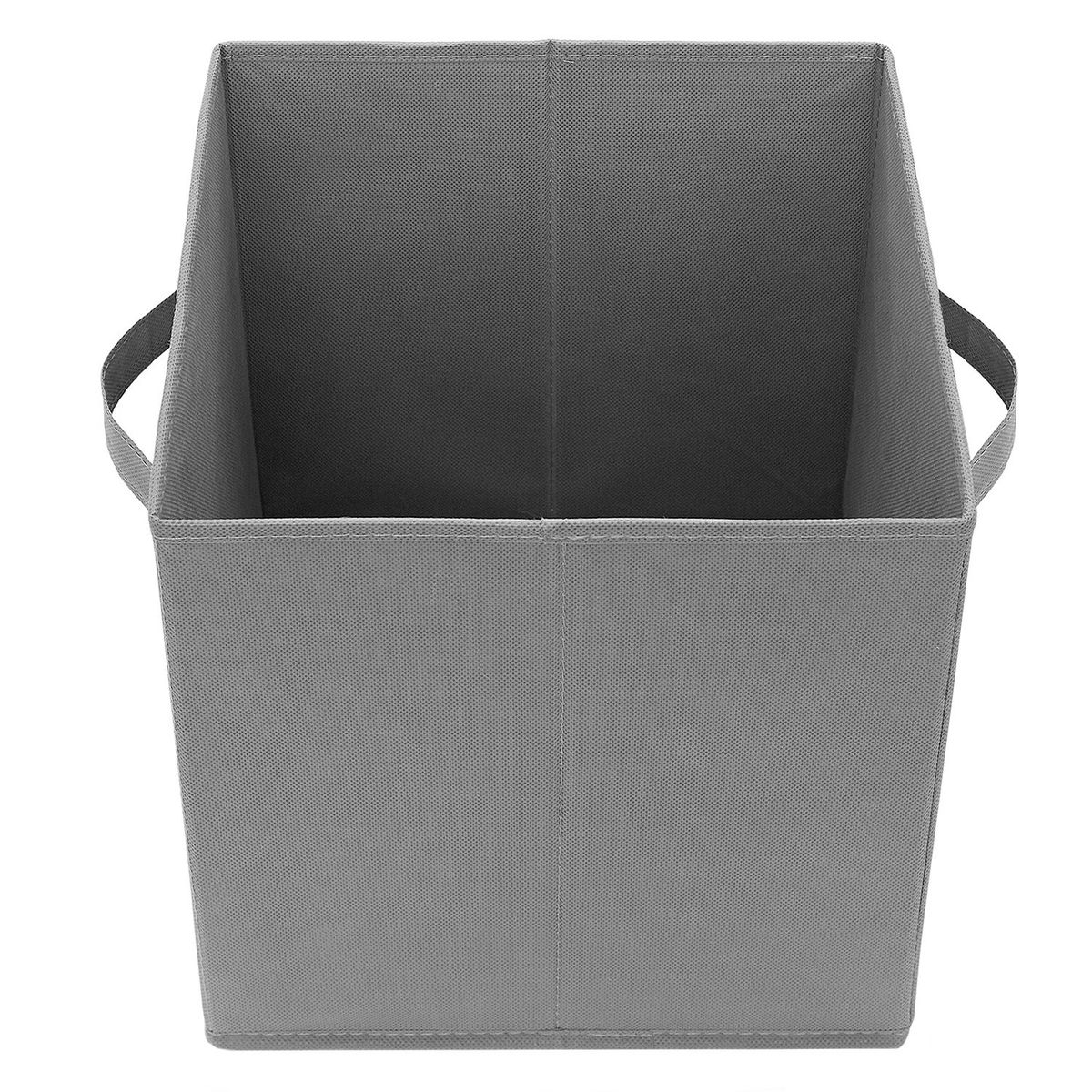 DECOTEAM - Caja Organizadora de Tela Decoteam Lavable Multiuso Gris