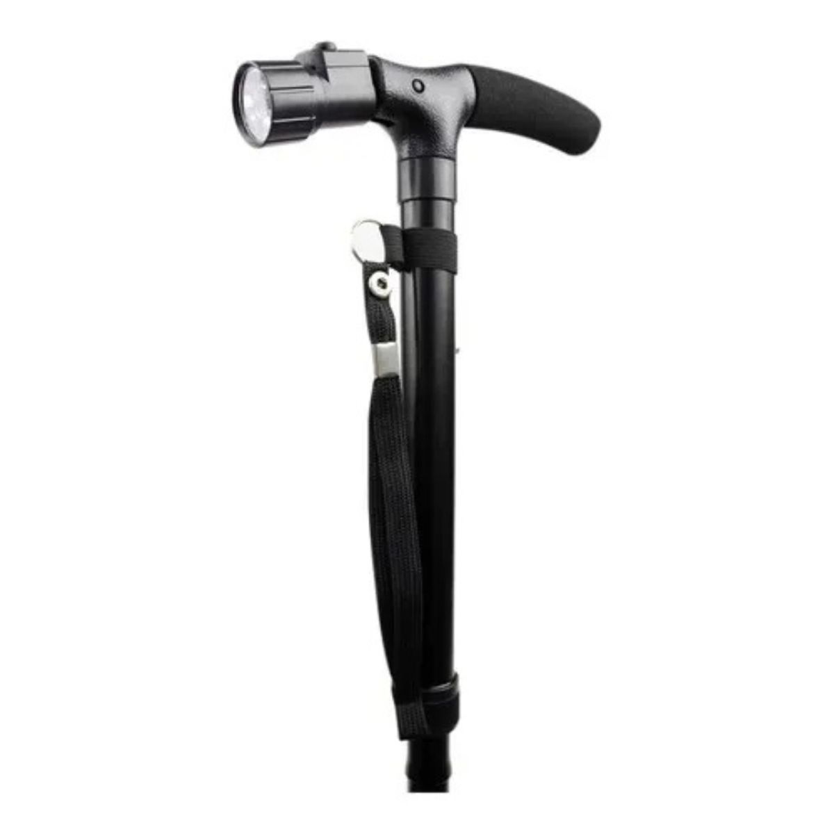 GENERICO - Bastón de Apoyo Plegable con Luz LED para Adultos Mayores