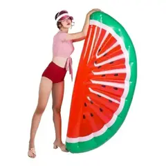 GENERICO - Flotador Piscina Inflable Sandia Extra Grande 183x79
