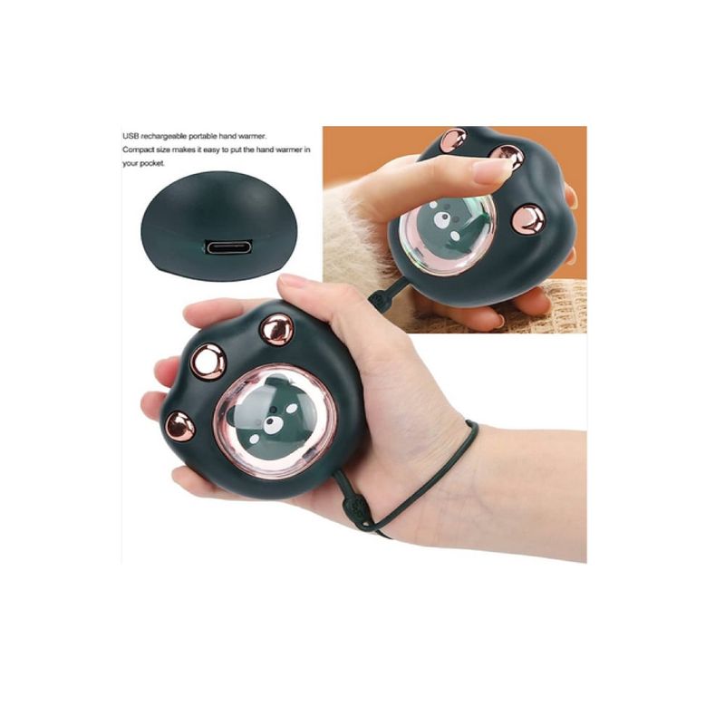GENERICO - Calentador De Manos Portátil Recargable Mini Usb Color Verde