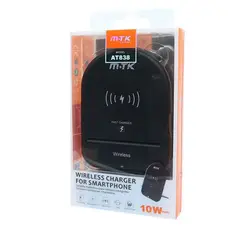 GENERICO - Cargador Inalámbrico y soporte de escritorio 10w At-838
