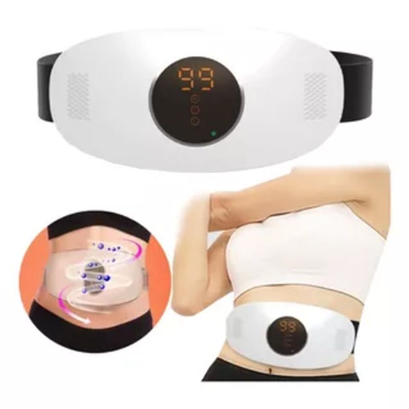 GENERICO - Masajeador Abdominal con Calor Electroestimulador Vibrador