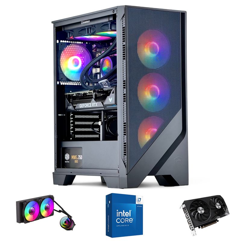 HYPERPC - PC GAMER INTEL CORE i7 14700K 32gb DDR5 1Tb RTX 4070 WiFi