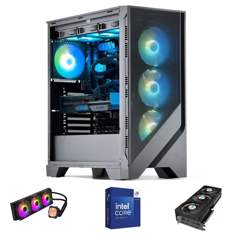 HYPERPC - PC GAMER Forge INTEL CORE i9 14900KF 64gb DDR5 1Tb RTX 5080 16Gb