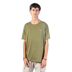 KANO - Polera Manga Corta Pehuen 100% Algodón Orgánico Verde