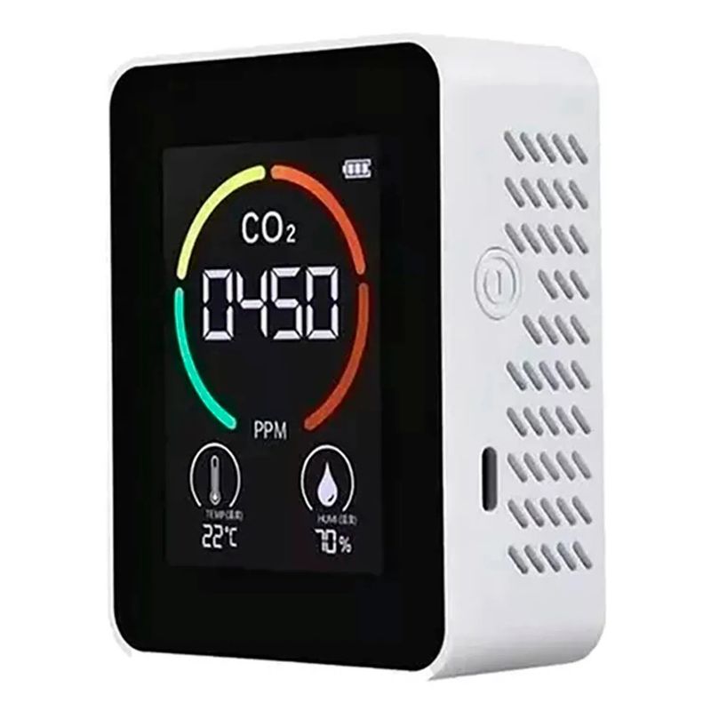 GENERICO - Monitor De Calidad Del Aire Co2 Detector De Dióxido De Carbo
