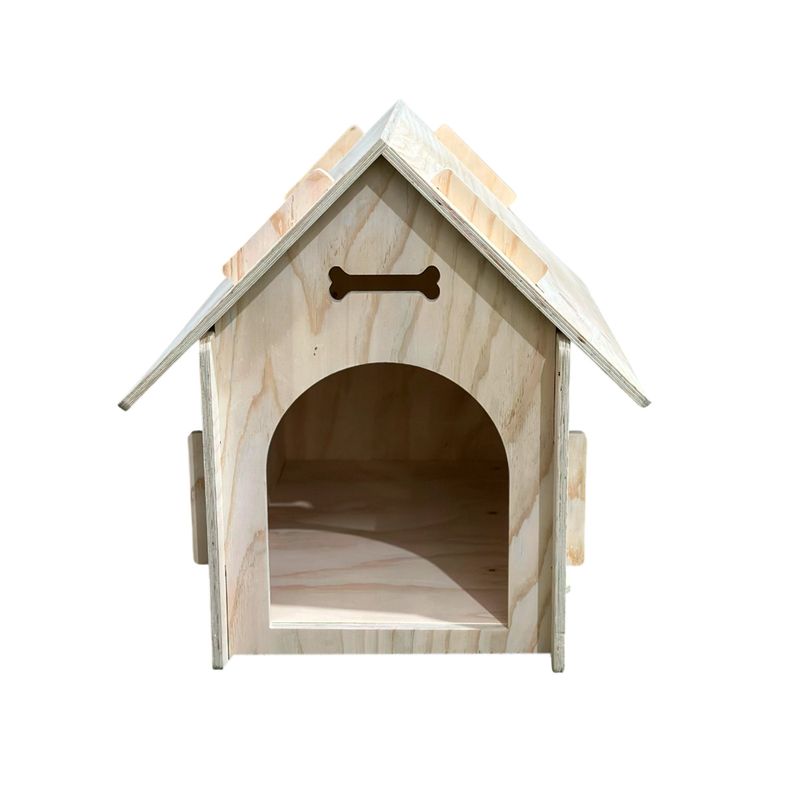GENERICO - Casa De Madera Grande Para Perro 77x72x76 Cm
