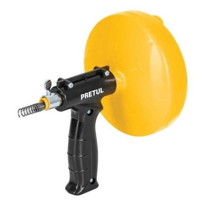 PRETUL - Destapador De Cañerias Lavamanos Desague Wc 76 Mts Pretul