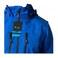 OUTDOOR TECH - Corta Viento Hombre Impermeable Engomada Termica Azul