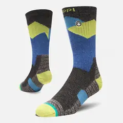 LIPPI - Calcetín Hombre Trekking Warm Socks Azul Melange