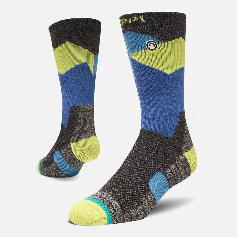 LIPPI - Calcetín Hombre Trekking Warm Socks Azul Melange Lippi