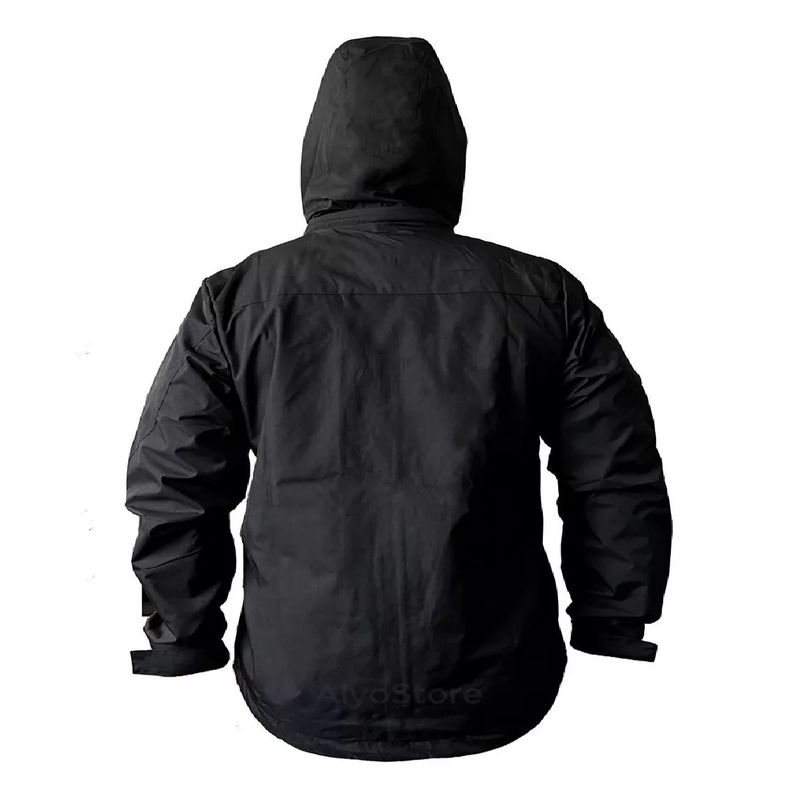 OUTDOOR TECH - Corta Viento Hombre Impermeable Engomada Termica Negro