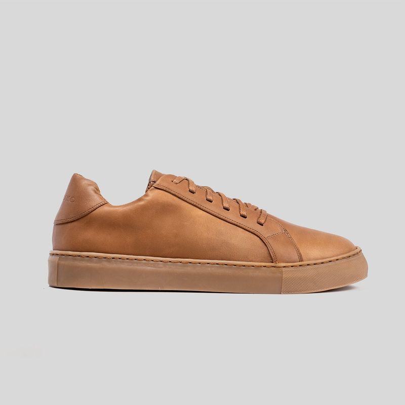 TRAUKO - Zapatilla Cuero Hombre Toffee Trauko Montblanc