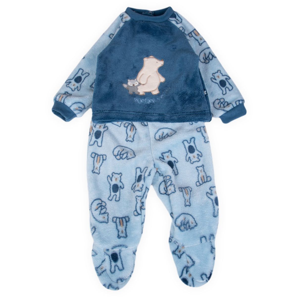 PILLIN - Pijama Bebe Azul Pillin (PVB412-25AZU )