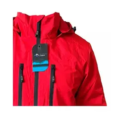 OUTDOOR TECH - Corta Viento Hombre Impermeable Engomada Termica Rojo