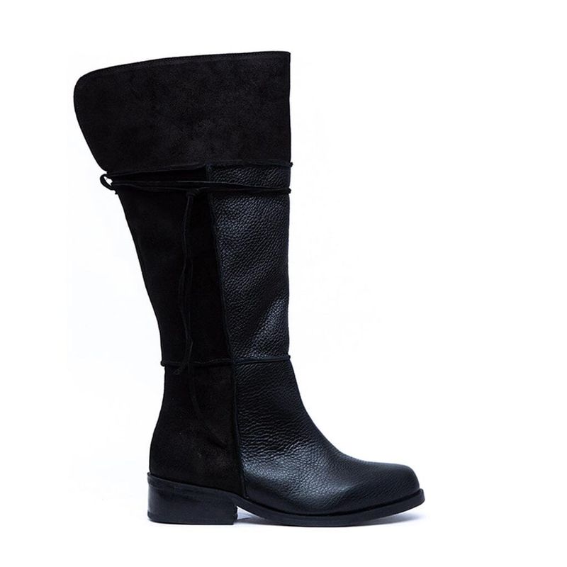 GIANI DAFIRENZE - Bota Mujer De Cuero Jade Negro C1