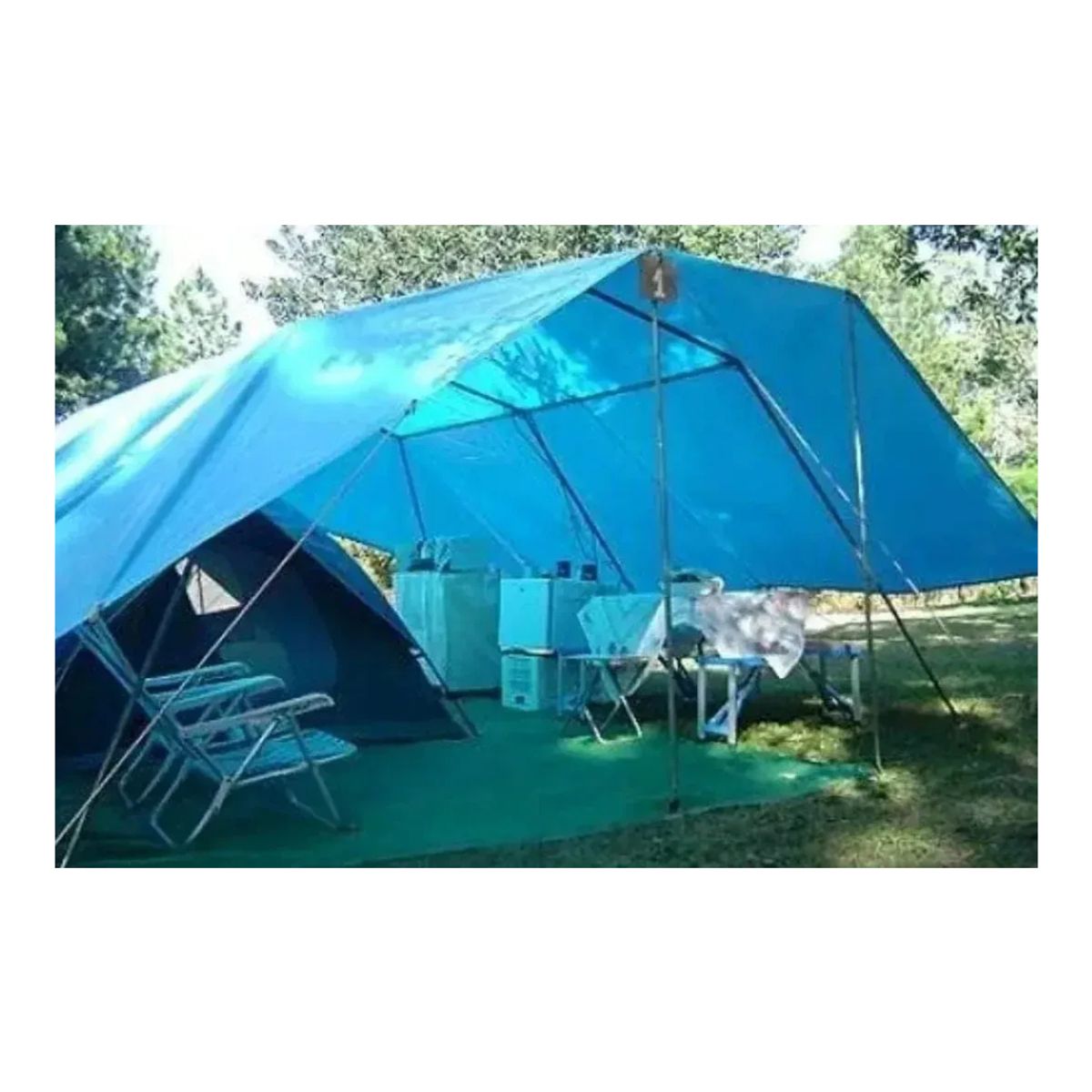 Lona Multiusos Lona Impermeable Para Auto Carpa 4x6 Metros, marca GENERICO - Foto 2