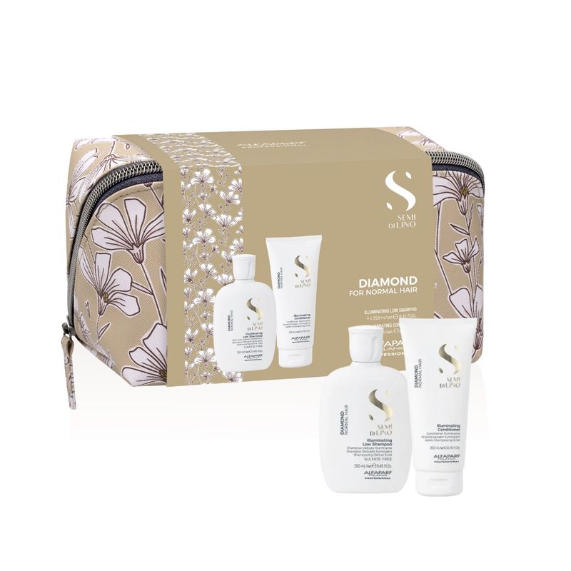 ALFAPARF MILANO - KIT ESTUCHE SHAMPOO + ACONDICIONADOR BRILLO ALFAPARF