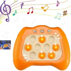 GENERICO - Pop-it Quick Juego Electronico Antiestrés Color Naranja