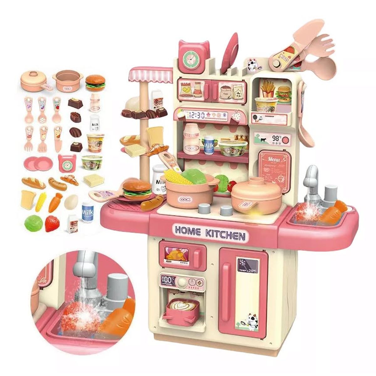 GENERICO - Set juguete de cocina 34unds, 30 x 36 x13.5 cm