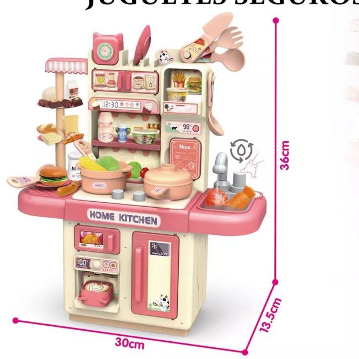 GENERICO - Set juguete de cocina 34unds, 30 x 36 x13.5 cm