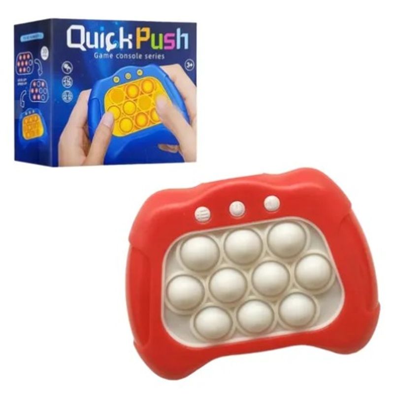 GENERICO - Pop-it Quick Juego Electronico Antiestrés Color Rojo