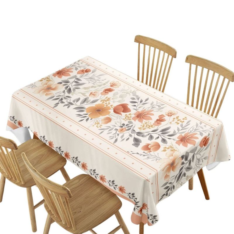 GENERICO - Mantel De Mesa Rectangular Impermeable Estampado Medida 140cm x 220cm