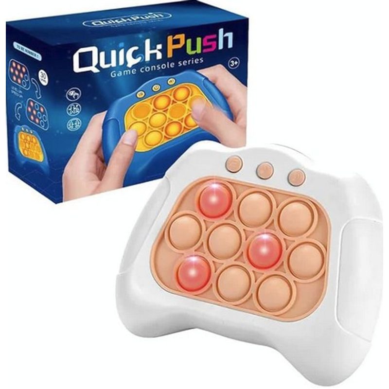 GENERICO - Pop-it Quick Juego Electronico Antiestrés Color Blanco