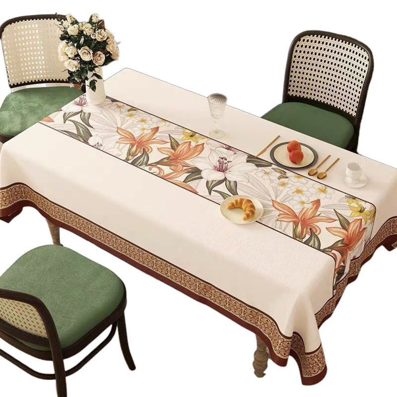 GENERICO - Mantel De Mesa Rectangular Impermeable Estampado Medida 140cm x 220cm
