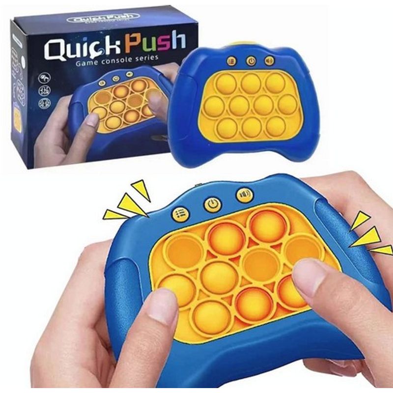 GENERICO - Pop-it Quick Juego Electronico Antiestrés Color Azul