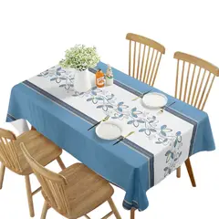 GENERICO - Mantel De Mesa Rectangular Impermeable Estampado Medida 140cm x 220cm