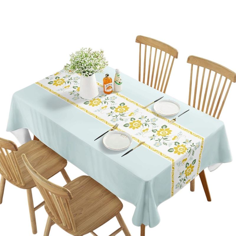 GENERICO - Mantel De Mesa Rectangular Impermeable Estampado Medida 140cm x 220cm