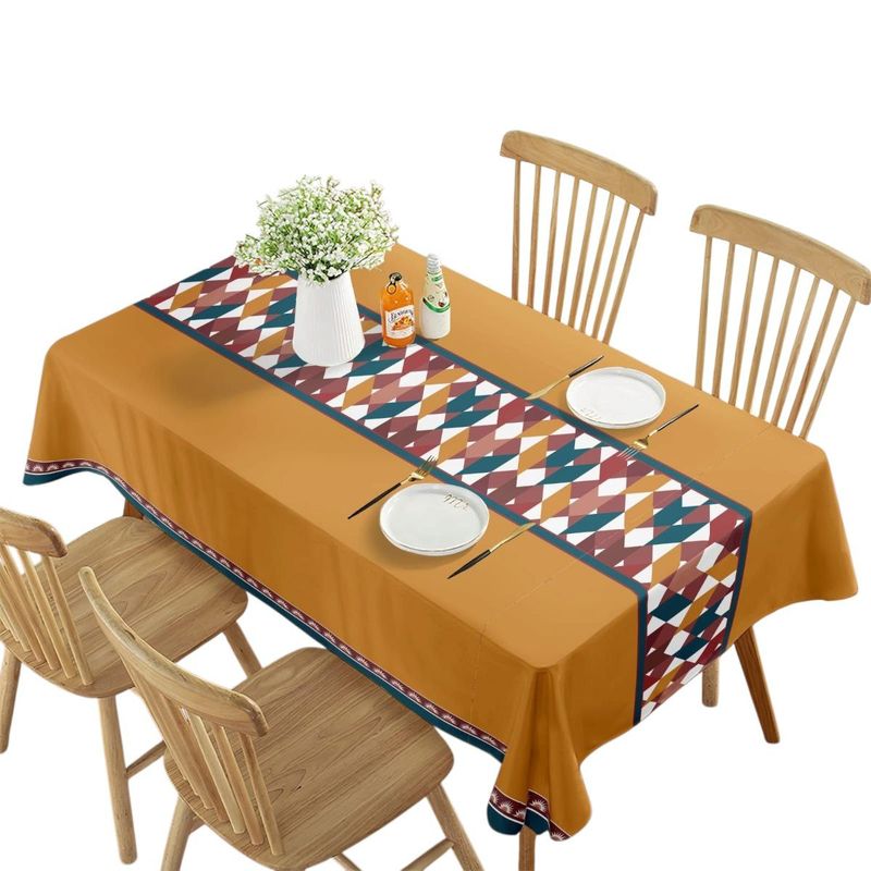 GENERICO - Mantel De Mesa Rectangular Impermeable Estampado Medida 140cm x 220cm