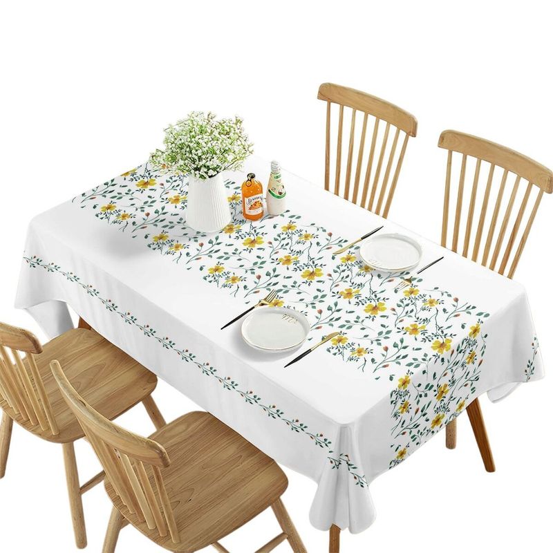 GENERICO - Mantel De Mesa Rectangular Impermeable Estampado Medida 140cm x 220cm