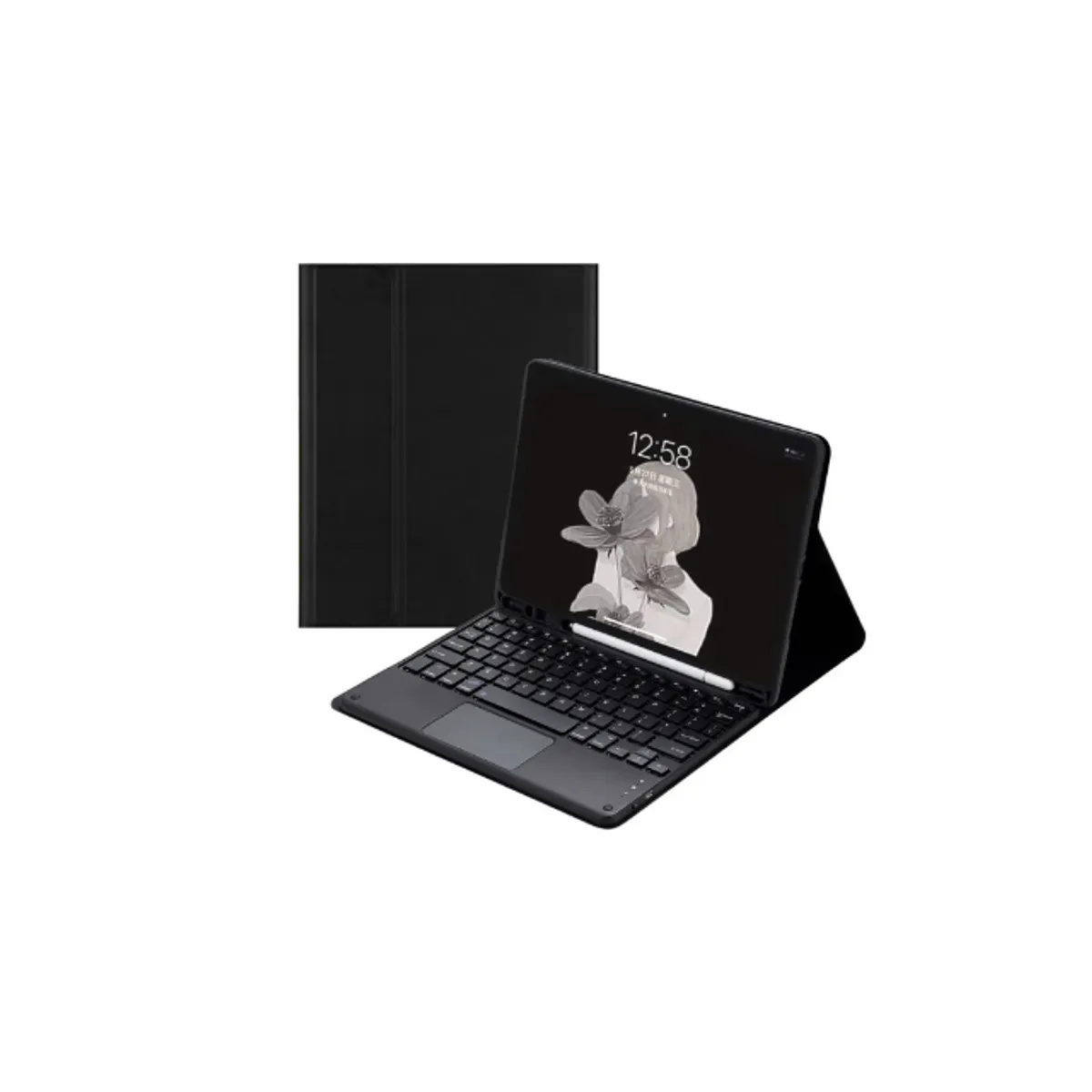 GENERICO - Funda Con Teclado Español Touchpad Para iPad 11th A16 2025