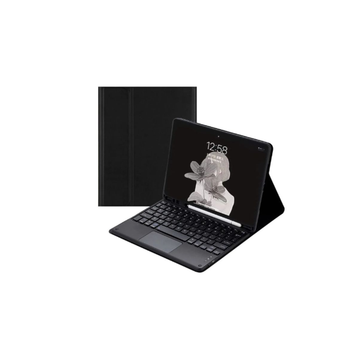 GENERICO - Funda Con Teclado Español Touchpad Para iPad 11th A16 2025