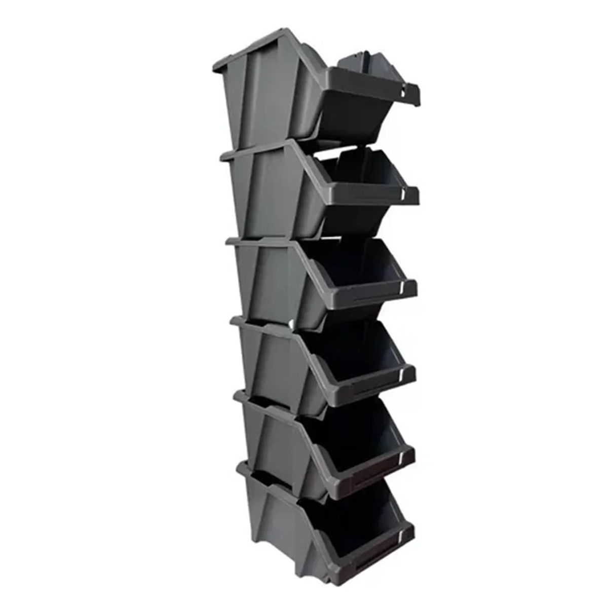 REYPLAST - Set 12 Cajas Apilables Organizadoras Gaveta Etiquetable #10