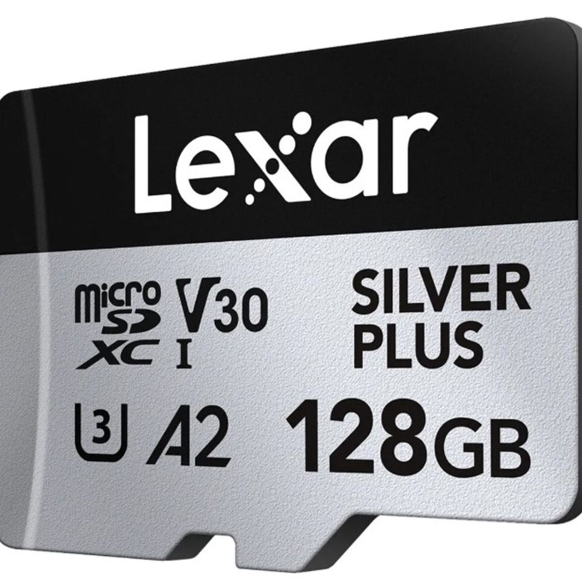 LEXAR - Tarjeta Lexar 128GB MicroSD SILVER PLUS C-10 UHS-I