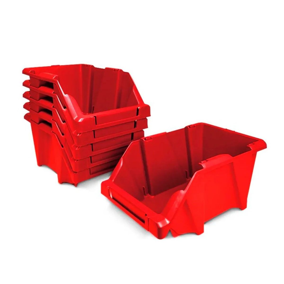 REYPLAST - Set 12 Cajas Apilables Organizadoras Gaveta Etiquetable #10