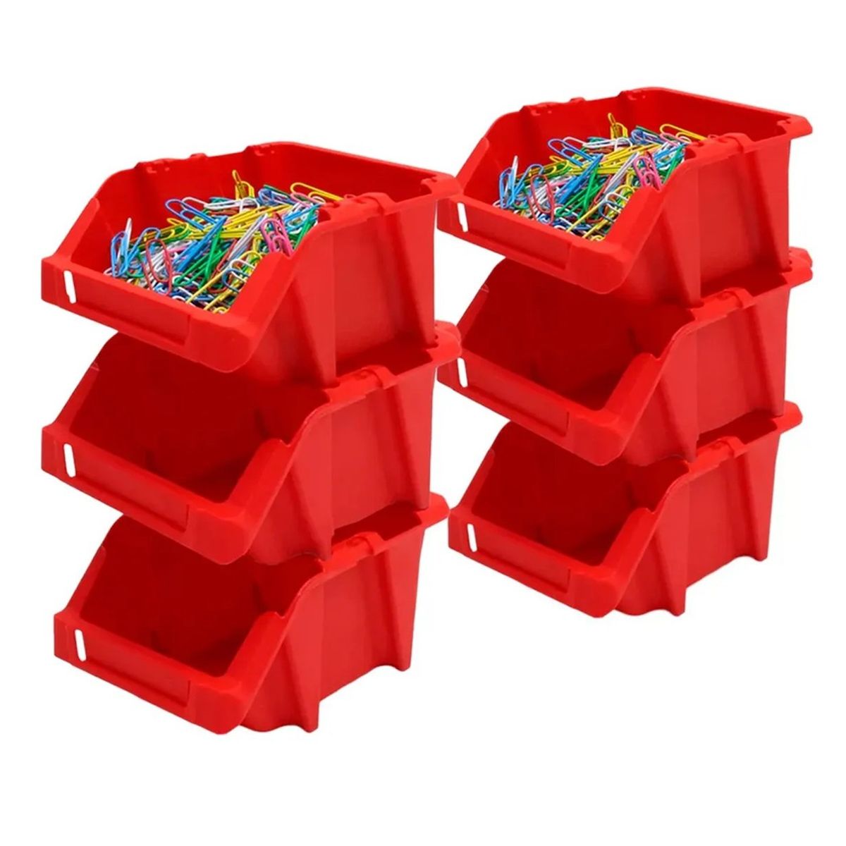 REYPLAST - Set 12 Cajas Apilables Organizadoras Gaveta Etiquetable #10