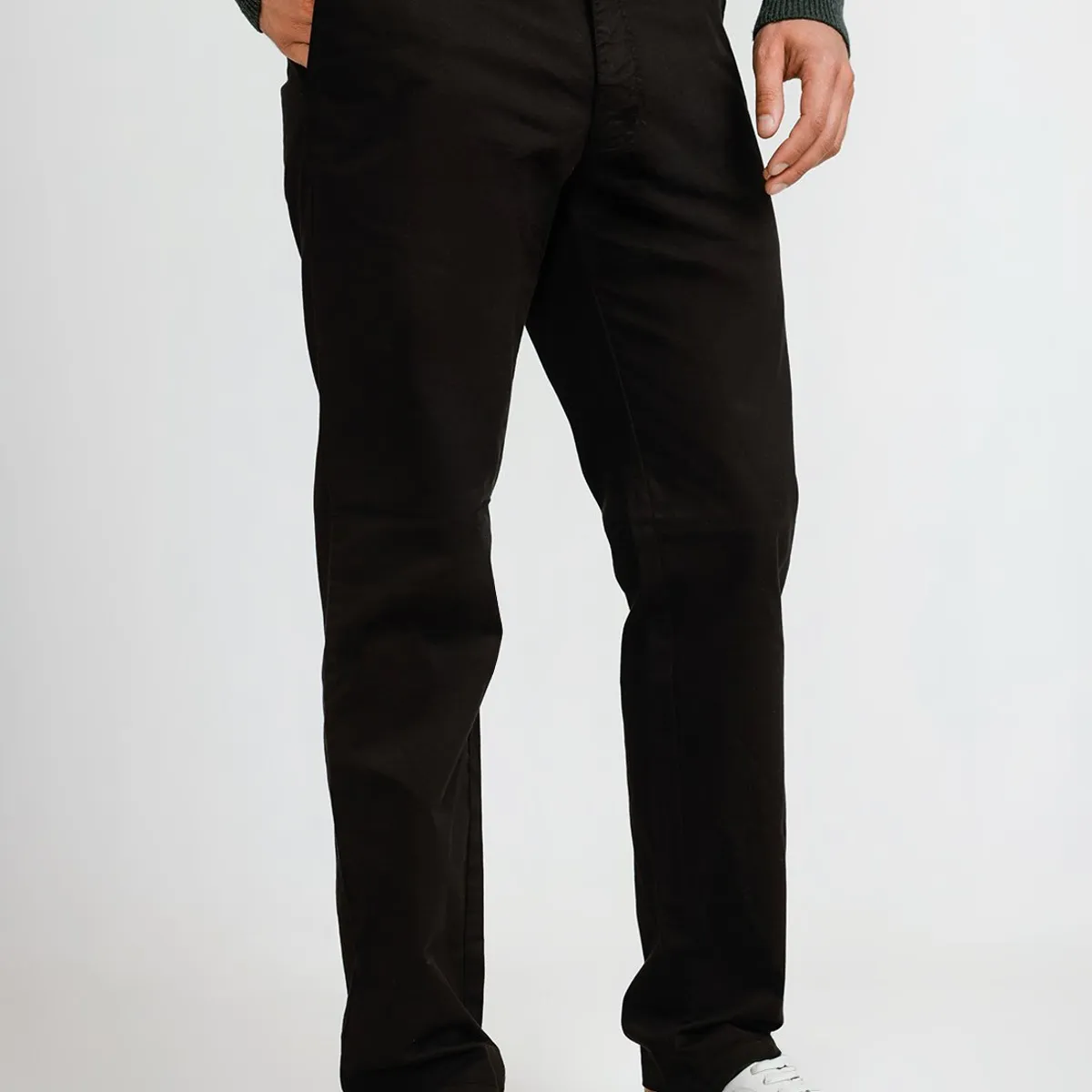 TRIAL - Pantalón Hombre Algodón Vinci Negro