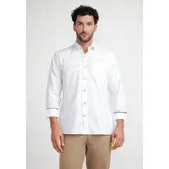 TRIAL - Camisa Oxford Hombre Blake Blanco