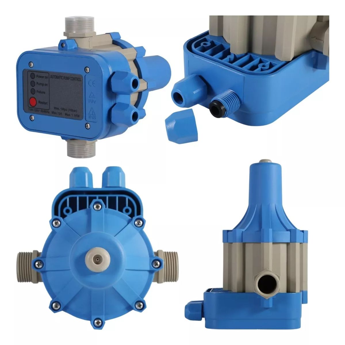 TIOZONEY - Controlador Electrónico Automatico Presion Para Bomba Agua