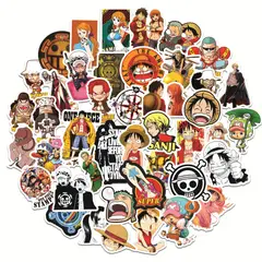 GENERICO - Pack Sticker pegatina One Piece luffy