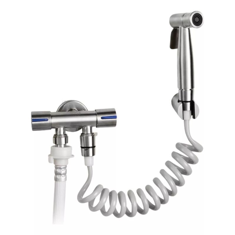 TIOZONEY - Ducha Bidet Árabe Kit Completo Inodoro Acero Inoxidable.