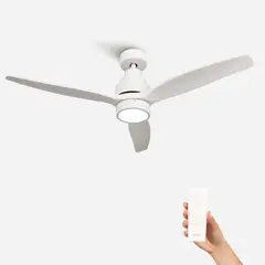 GENERICO - Ventilador de techo función Verano Invierno, luz y control remoto