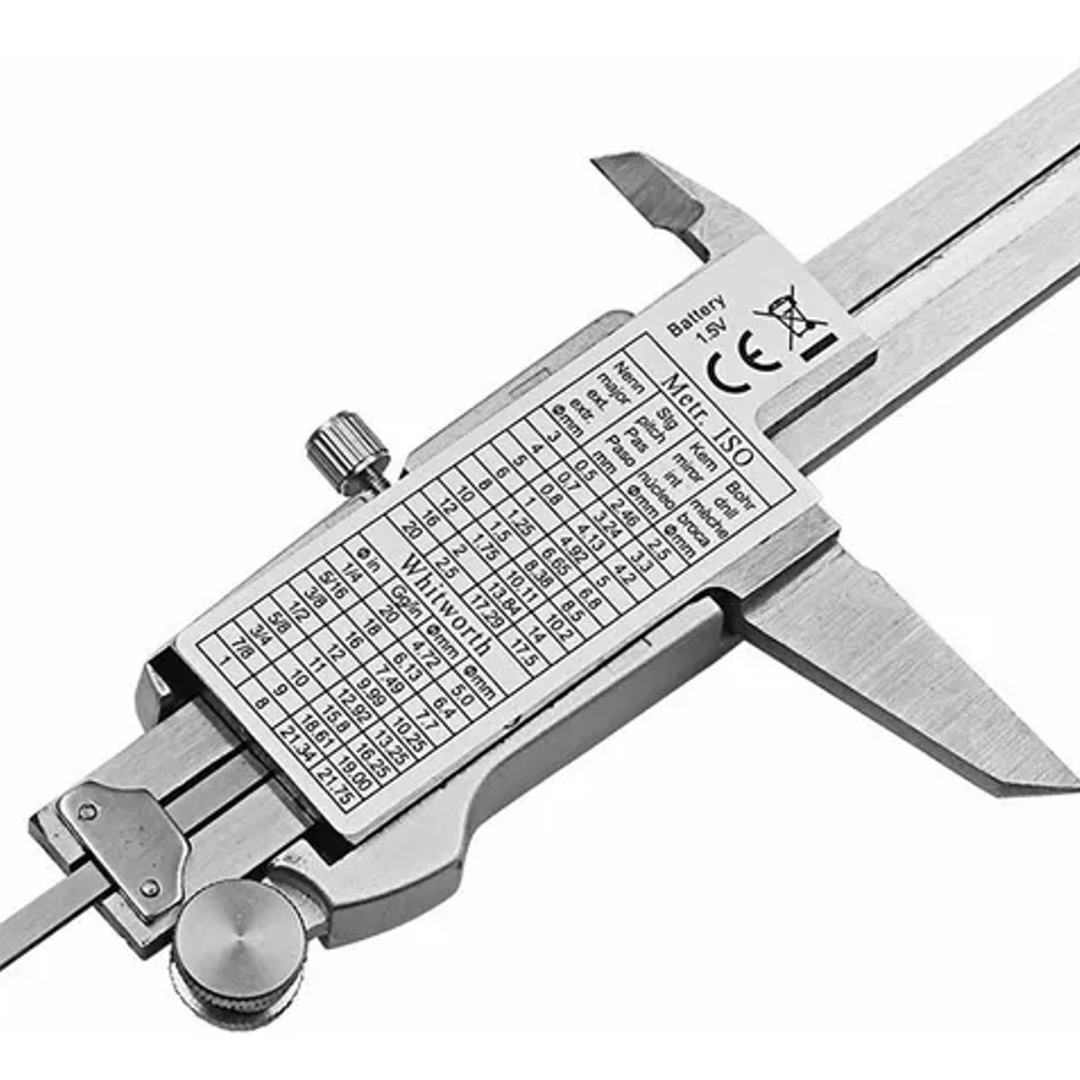 TIOZONEY - Pie De Metro Digital Profesional 0-150mm Con Estuche