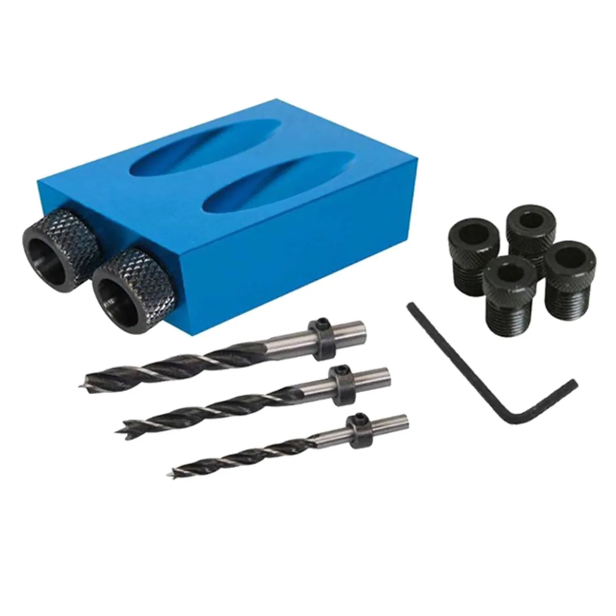 TIOZONEY - Kit de Plantilla de Agujero de Bolsillo de 14 Uds Brocas