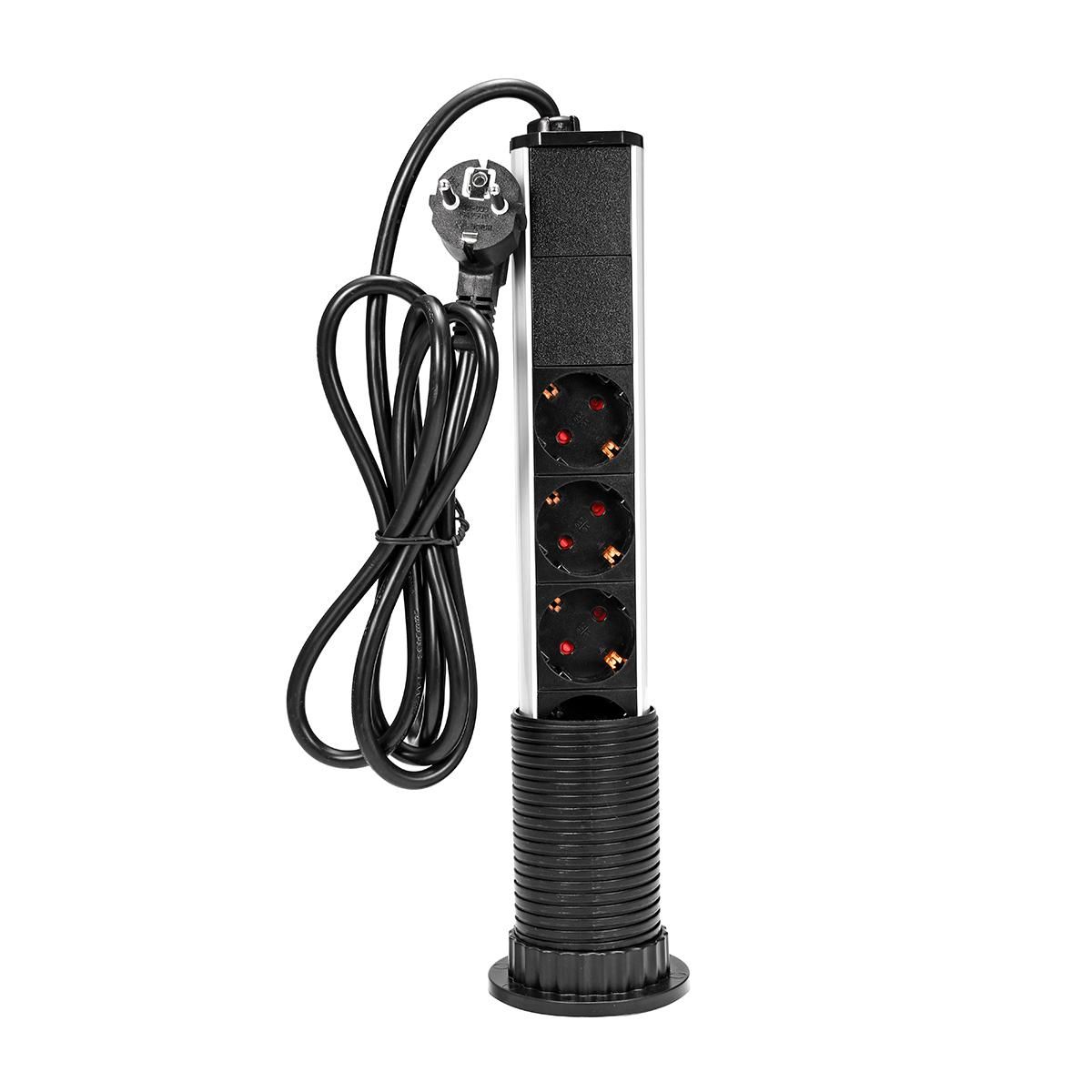 TIOZONEY - Enchufe de sobremesa retráctil de Toma de corriente emergente